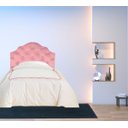 Ver imagem 2 de Cabeceira P. Cama Boxsolteiro Captonê Deluxe em Veludo Rosê