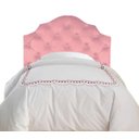 Ver imagem 1 de Cabeceira P. Cama Boxsolteiro Captonê Deluxe em Veludo Rosê