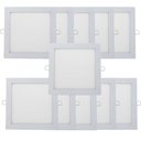 Ver imagem 2 de Kit 11 Plafon Painel LED Luminária Downlight 25W Embutir