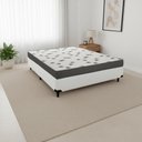Ver imagem 1 de Cama Box com Colchão Casal Light D33 Espuma Branco Ortobom