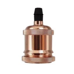 Lustre Pendente Luminaria Vintage Metal Rose - 3