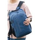 Ver imagem 4 de Mochila Notebook Viagem Impermeável Casual Antifurto Usb 26l