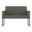 Ver imagem 6 de Kit Sofá 2 Lugares + 2 Poltronas para Recepção Sala Balaqui Cor:cinza Cinza