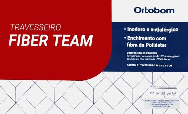 Travesseiro Ortobom Revestido TNT Fiber Team - 3