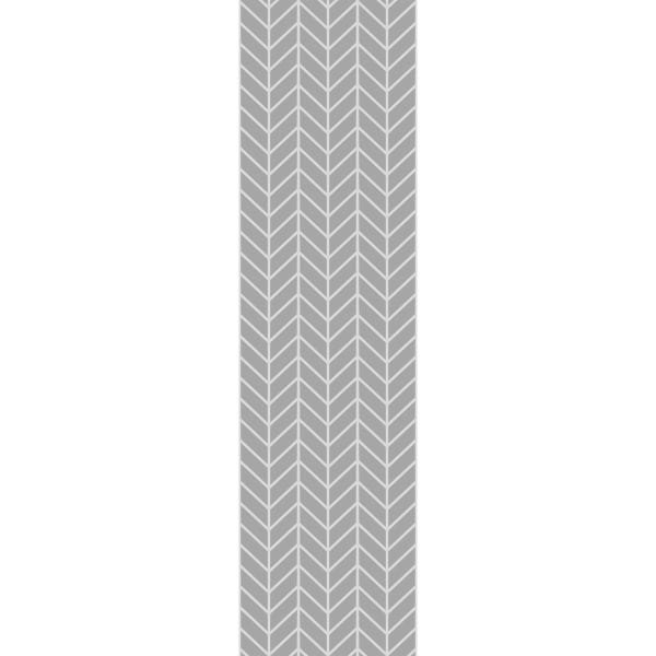 Tapete Passadeira Corredor Spina White Casa Meva 66x240cm - 3
