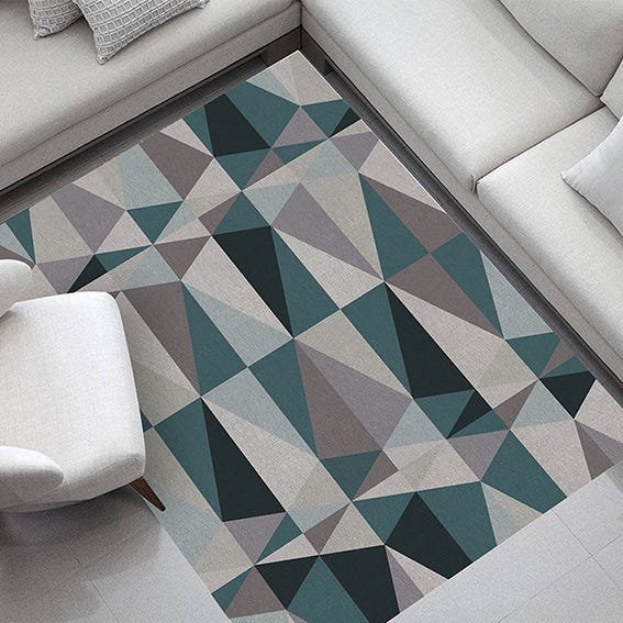Tapete para Sala Diamond Casa Meva Antiderrapante 1,40x2,00M - 1