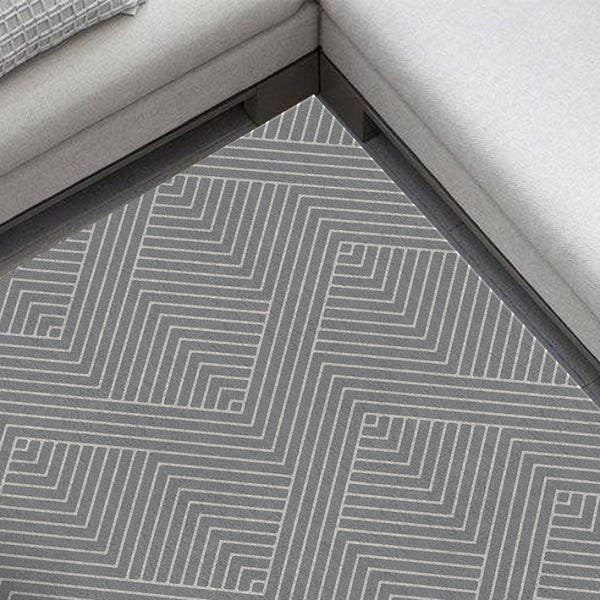Tapete Decoração Sala Chevron Lines Casa Meva 1,40x2,00M - 2