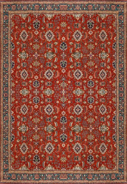 Tapete Decoração Sala Classic Hamadan Oriental Casa Meva 200x140cm - 3