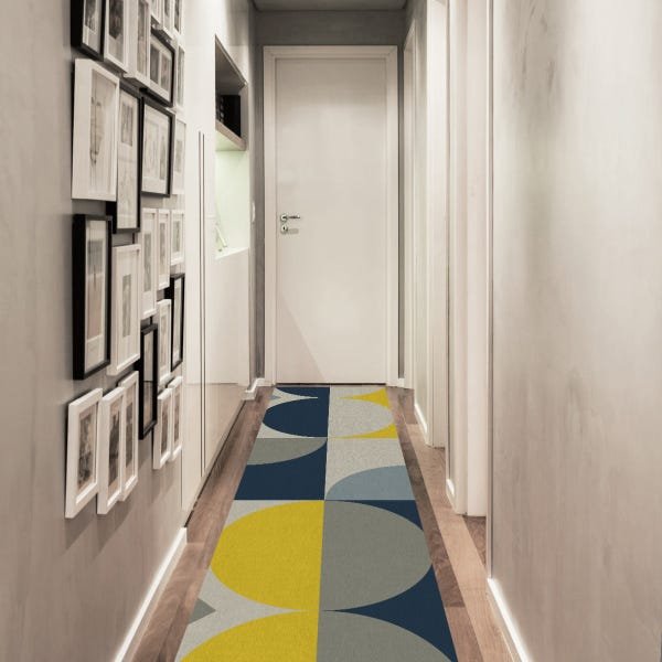 Tapete Passadeira Corredor Random Balls Casa Meva 66x240cm - 1