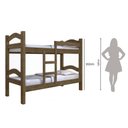 Ver imagem 7 de Beliche com Escada Jequitibá J&A Móveis Absolut 202x162x97