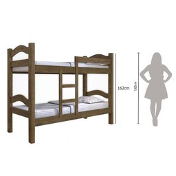 Beliche com Escada Jequitibá J&A Móveis Absolut 202x162x97 - 7