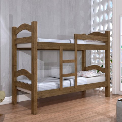 Beliche com Escada Jequitibá J&A Móveis Absolut 202x162x97