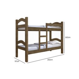 Beliche com Escada Jequitibá J&A Móveis Absolut 202x162x97 - 6