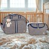 Kit Bolsa Maternidade Bolsa G e Bolsa P Infantil Luxo Amor:marinho - 1