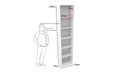 Ver imagem 2 de Armário Prateleira M12 100% Mdf (roupas, Brinquedos, Livros) Vetorial Móveis Branco