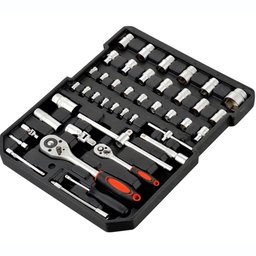 Kit Ferramentas 186 Peças Cromo Vanádio Maleta Alumínio - 5