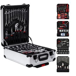 Kit Ferramentas 186 Peças Cromo Vanádio Maleta Alumínio - 4