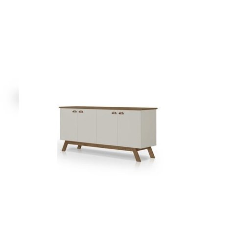 Buffet Atlanta Off-White com Madeira