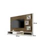 Painel para TV Viena Iii Freijó com Off White - RV Móveis - 3