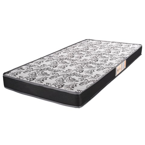 Colchão Viúva D23 100% Espuma Medida Especial 128x188x12 Preto
