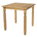 Ver imagem 1 de Mesa de Jantar Quadrada Madeira Maciça Marrom Antique Corona
