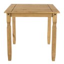 Ver imagem 2 de Mesa de Jantar Quadrada Madeira Maciça Marrom Antique Corona
