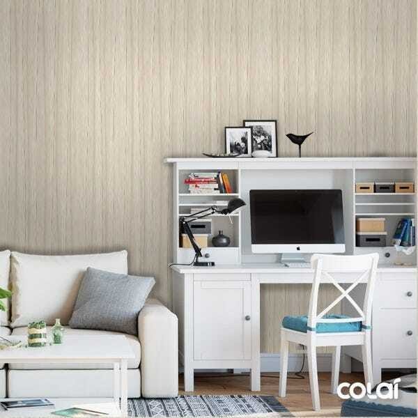 Papel De Parede Adesivo Lavável Textura Amadeirada 6m - 2