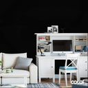 Ver imagem 2 de Papel De Parede Adesivo Lavável Textura Azul 6m