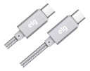 Ver imagem 5 de Cabo Elg Prata Usb Tipo C Reforçado 1 Mt. 3a/15w - Tc2tcbs