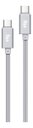 Ver imagem 1 de Cabo Elg Prata Usb Tipo C Reforçado 1 Mt. 3a/15w - Tc2tcbs