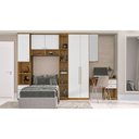 Ver imagem 3 de Guarda Roupa Aereo Modulado com 1 Porta 996mm Setiba Plus Rimo Carvalho/fendi