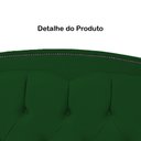 Ver imagem 3 de Cabeceira Casal 140 Cm para Cama Box Diana Suede Verde - Fina Mobília