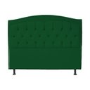 Ver imagem 1 de Cabeceira Casal 140 Cm para Cama Box Diana Suede Verde - Fina Mobília