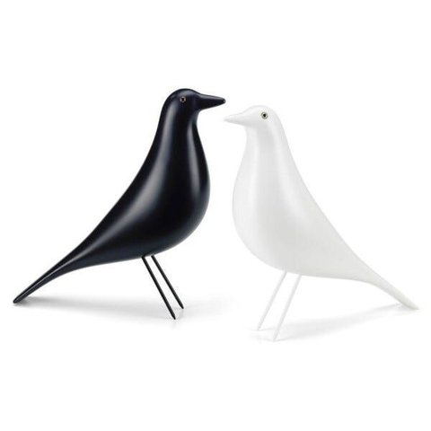 Pássaro Eames House Bird Design Kit 2 Unid. Preto + Branco