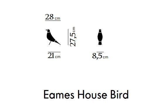 Pássaro Eames House Bird Design Arte Decoração Branco - 4