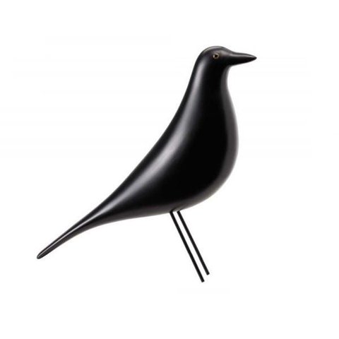 Pássaro Eames House Bird Preto - Design - Arte - Decoração