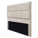 Ver imagem 4 de Cabeceira Casal Brick P02 140 cm Para Cama Box Suede Bege