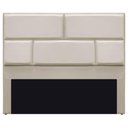 Ver imagem 6 de Cabeceira Casal Brick P02 140 cm Para Cama Box Suede Bege