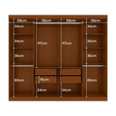 Ver imagem 2 de Gr Lopas 08 Pts Andara Soft - C/esp e C/pes Pvc Frassino/off