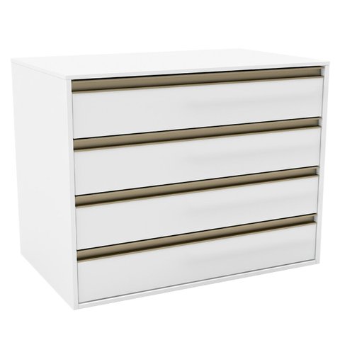 Cômoda 4 Gavetas MDF Select Belmax Branco