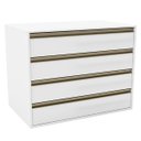 Ver imagem 1 de Cômoda 4 Gavetas MDF Select Belmax Branco