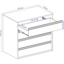 Ver imagem 4 de Cômoda 4 Gavetas MDF Select Belmax Branco