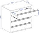 Ver imagem 4 de Cômoda 4 Gavetas MDF Select Belmax Branco