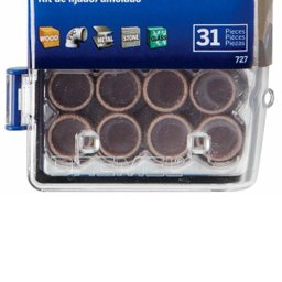 Kit Acessórios Dremel para Lixar e Afiar Com 31 Peças 26150727AB - 3