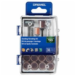 Kit Acessórios Dremel para Lixar e Afiar Com 31 Peças 26150727AB - 1