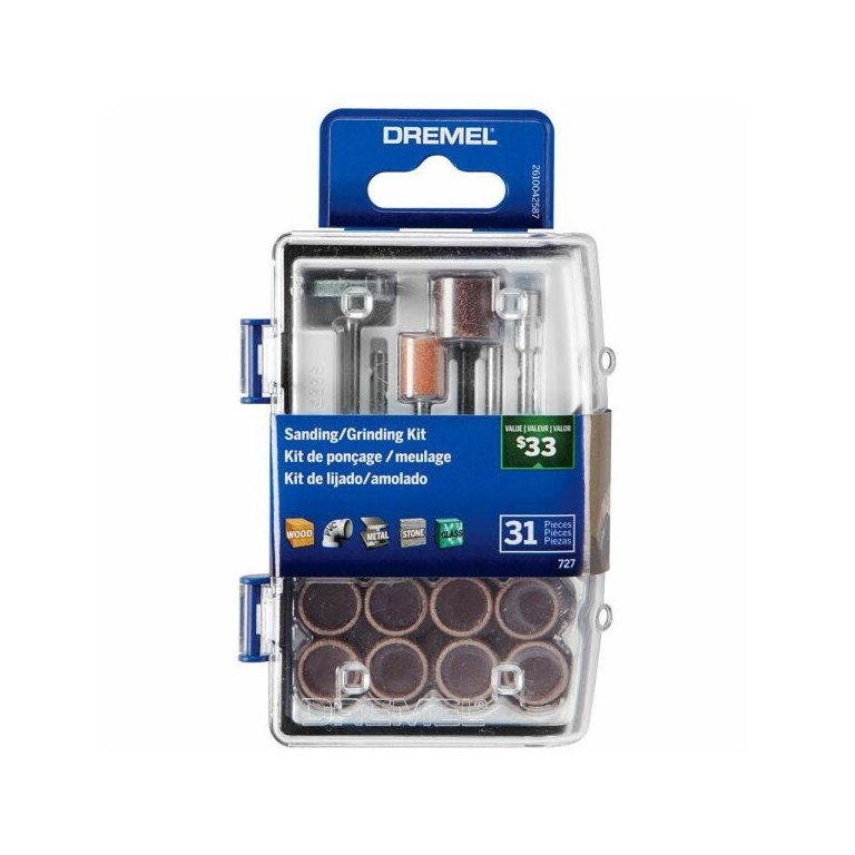 Kit Acessórios Dremel para Lixar e Afiar Com 31 Peças 26150727AB