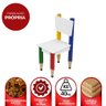 Kit Infantil Mesa Redonda 4 Cadeiras Educativo Crianças B3 - 7