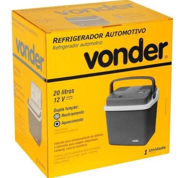 Refrigerador Automotivo 20 Litros 12v Vonder 3311020000 - 3