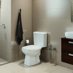 Conjunto  vaso Sanitário Com caixa acoplada e Assento soft Close thema incepa - 2