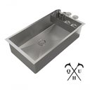 Ver imagem 1 de Cuba 70X40 De Inox Escorredor Equipado Luxuoso